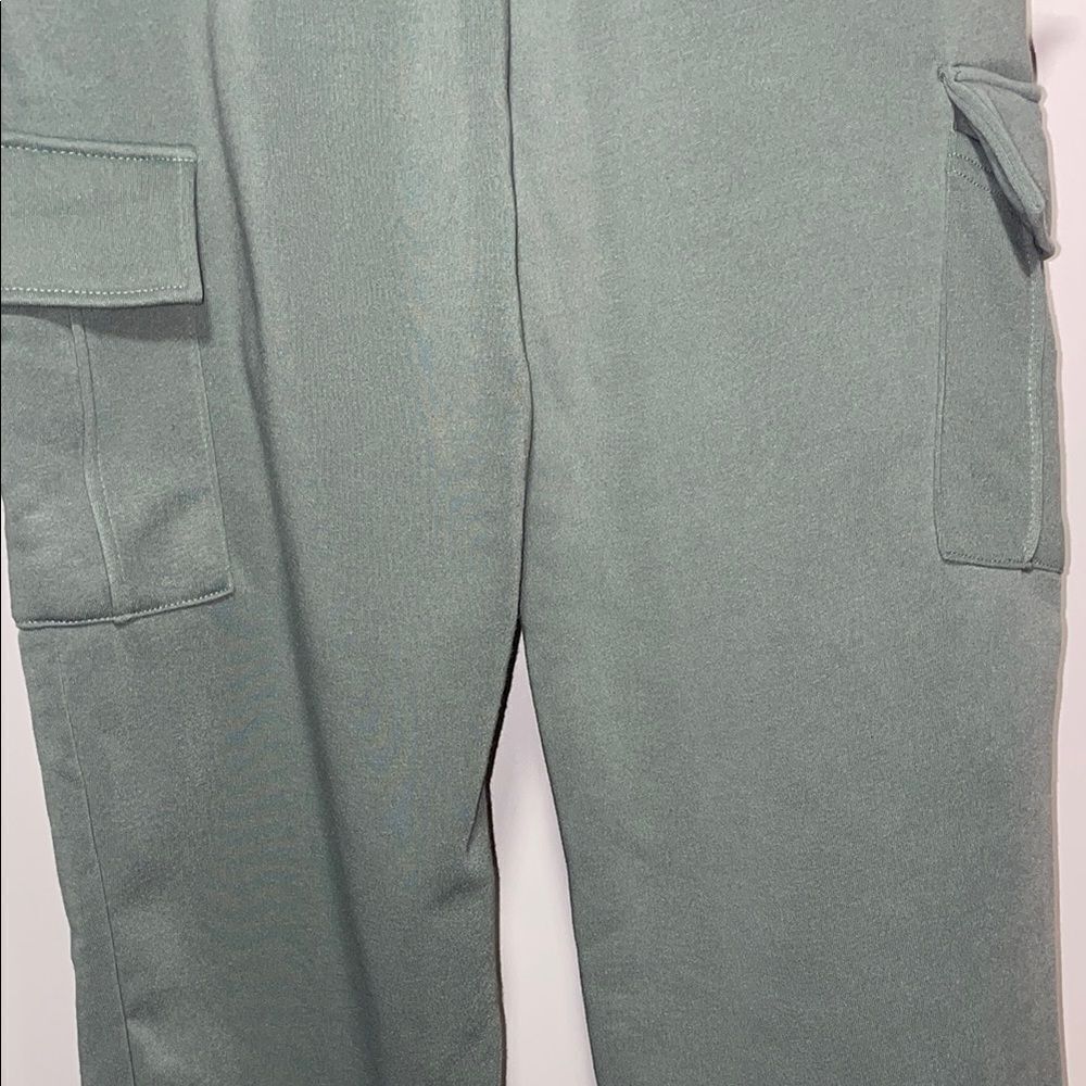 Green Cargo Track Pants - Picture 8 of 10